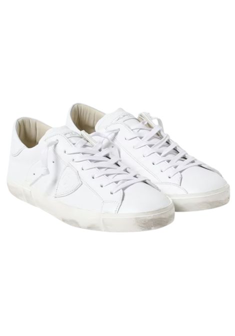 Scarpe unisex bianche in pelle Philippe Model | 80708/PIABIANCO